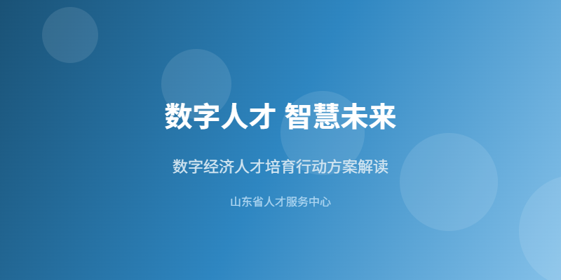 山东省加快数字人才培育行动方案解读：2026年数字人才缺口这样补